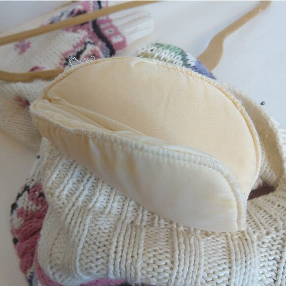 Vintage Jennifer Reed Knitted By Hand Multicolor All Over Sweater Size Medium - Picture 6 of 8